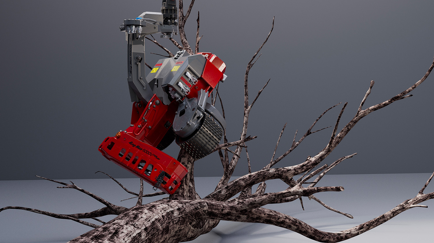 A rendered image of a Log Max 6000V top saw